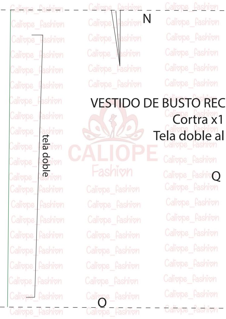 Vestido com decote franzido sem zíper – modelagem e confecção - molde parte 12
