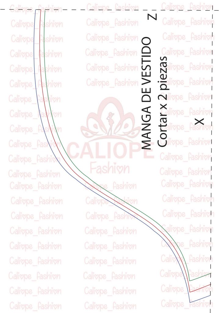 Vestido com decote franzido sem zíper – modelagem e confecção - molde parte 20
