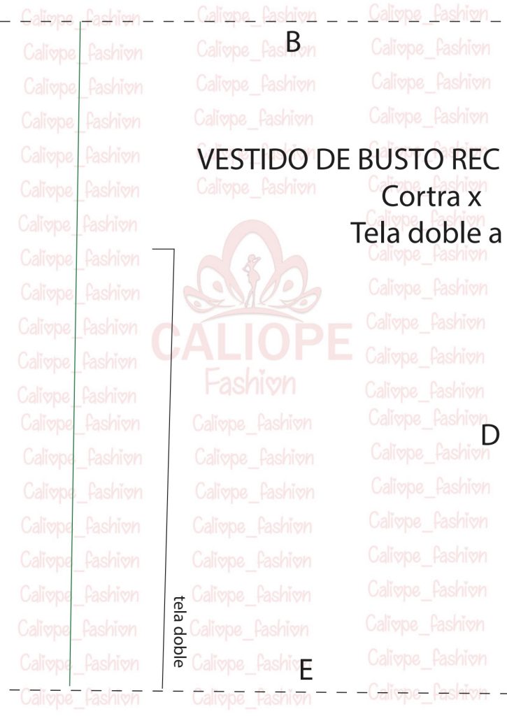 Vestido com decote franzido sem zíper – modelagem e confecção - molde parte 4