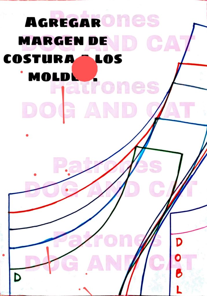 Vestido de Mamãe Noel para cachorrinha parte 2 - molde parte 1