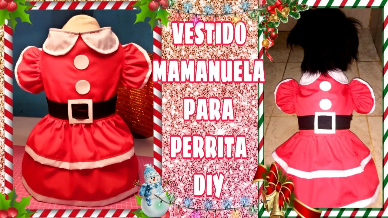 Vestido Mamanuela para cachorrinha