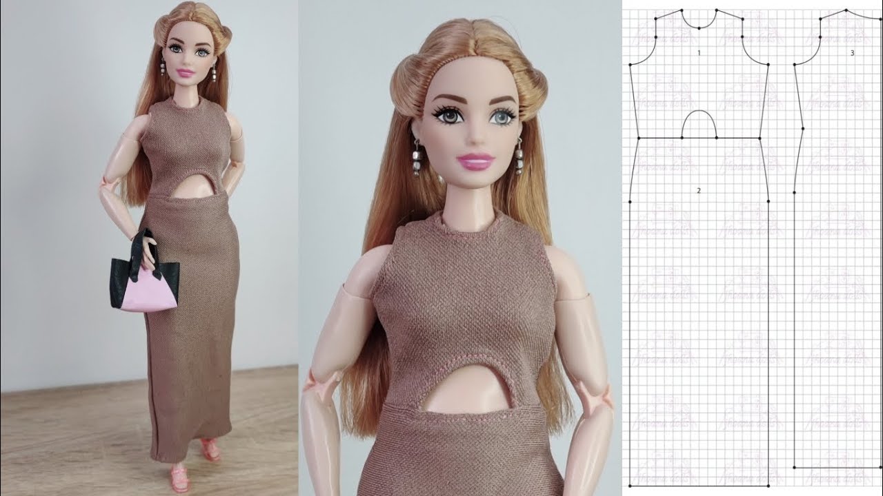 Vestido para Barbie Curvy modelo 181