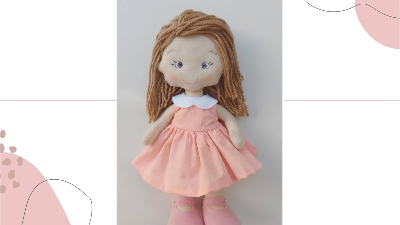 Vestido para boneca passo a passo