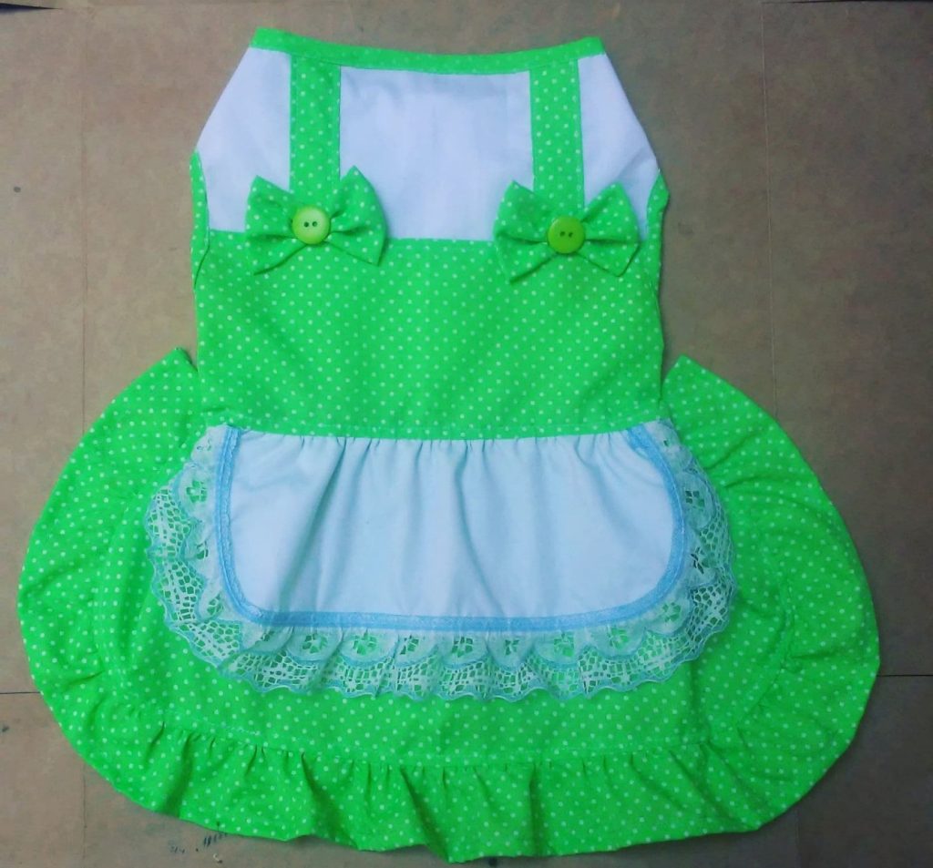 Vestido para cachorrinha e gatinha tamanho 2 - molde parte 5
