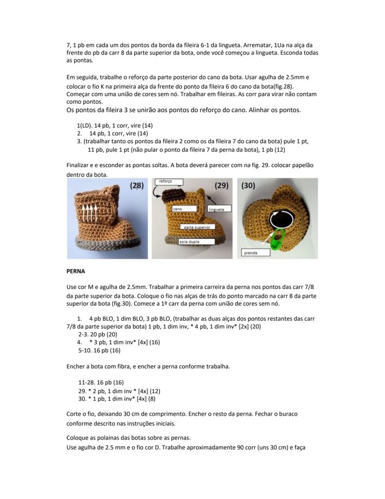 A boneca de amigurumi que todo mundo quer - molde parte 13