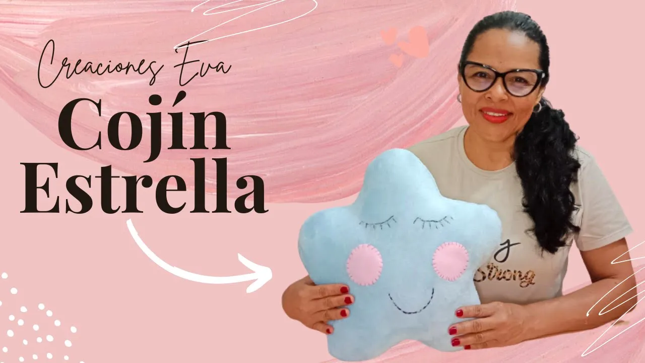 Almofada infantil de estrela