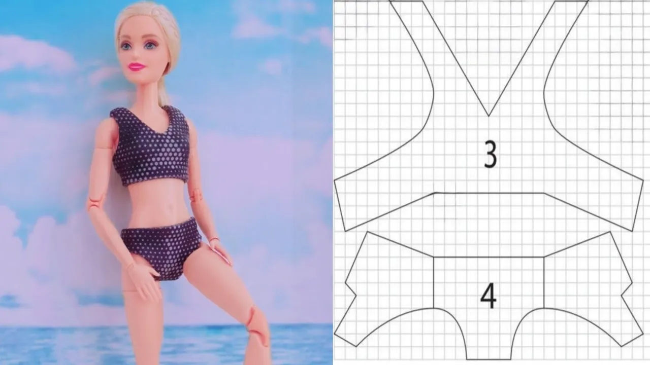 Biquíni para Barbie modelo 70