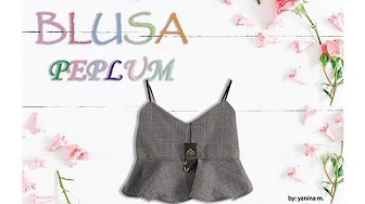 Blusa peplum