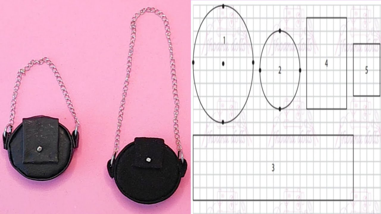 Bolsa para Barbie sem costura modelo 144