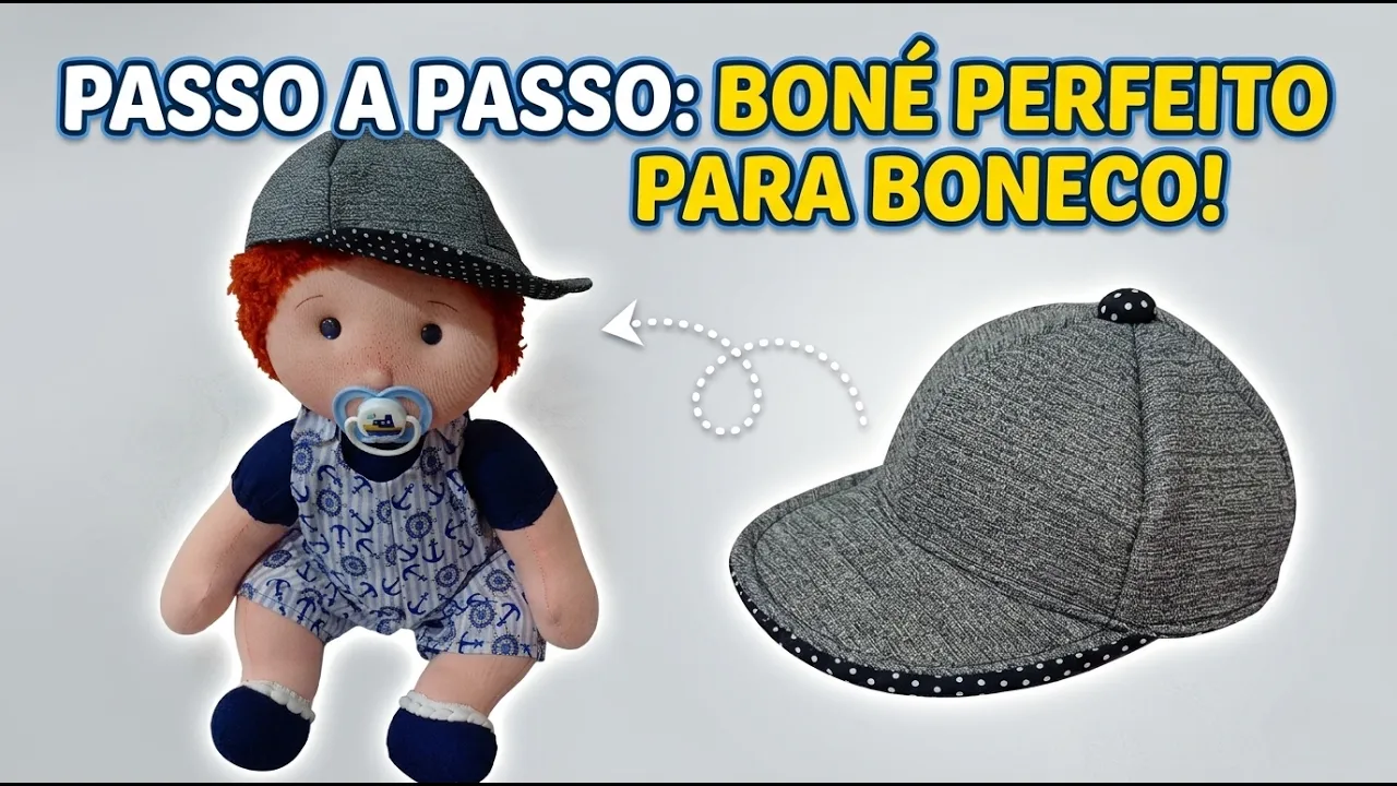Boné para bonecos