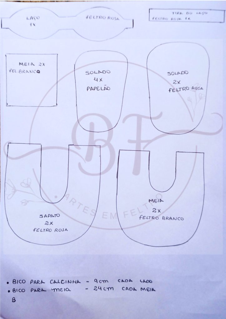 Boneca articulada de feltro passo a passo parte 2 - molde parte 1