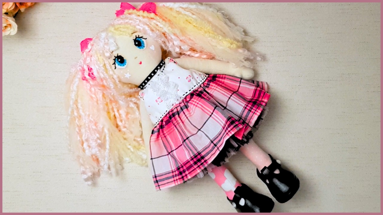 Boneca de pano fácil e linda