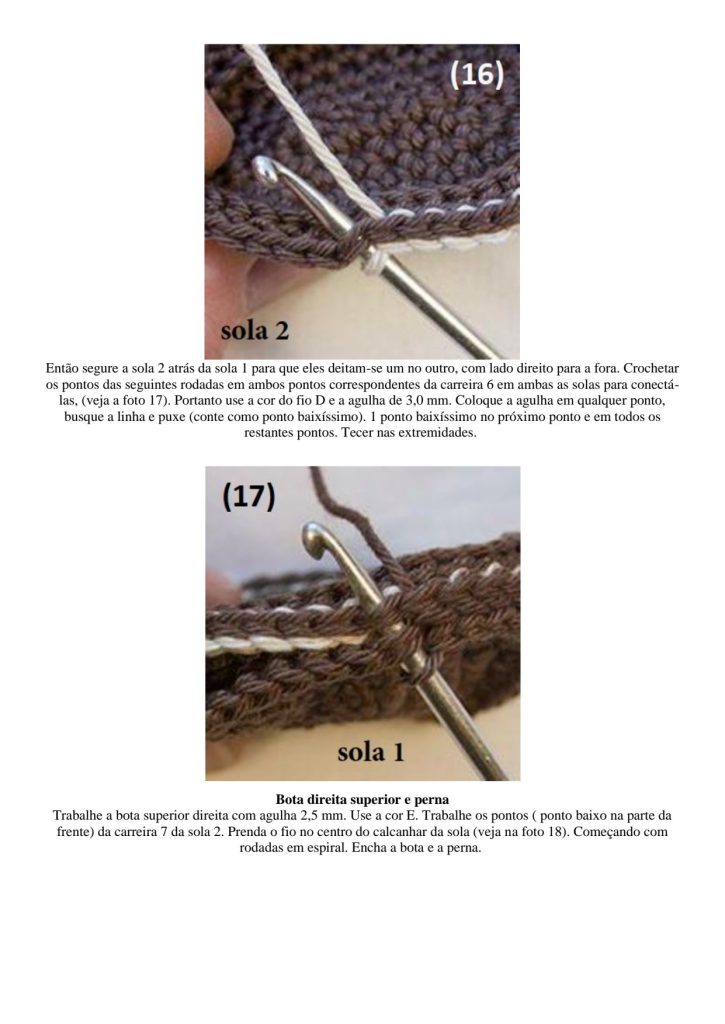 Boneca hippie de amigurumi - molde parte 17