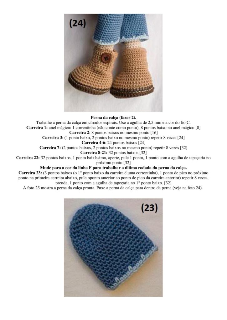 Boneca hippie de amigurumi - molde parte 21