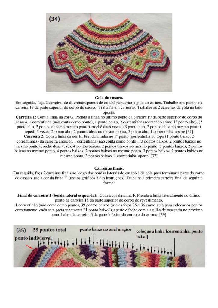 Boneca hippie de amigurumi - molde parte 29