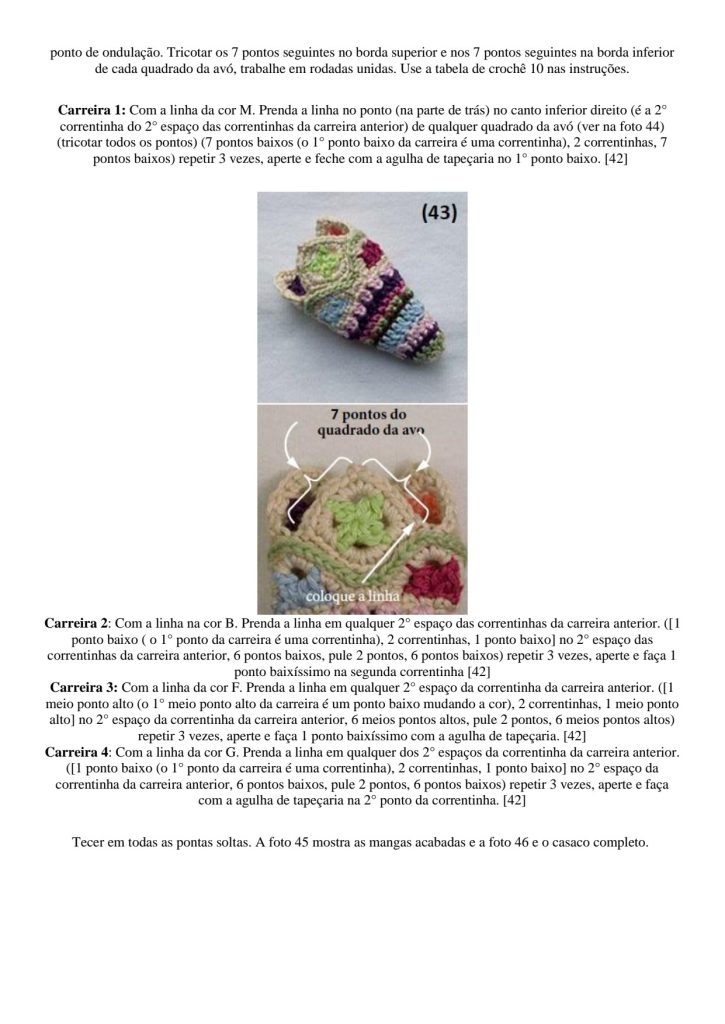 Boneca hippie de amigurumi - molde parte 34