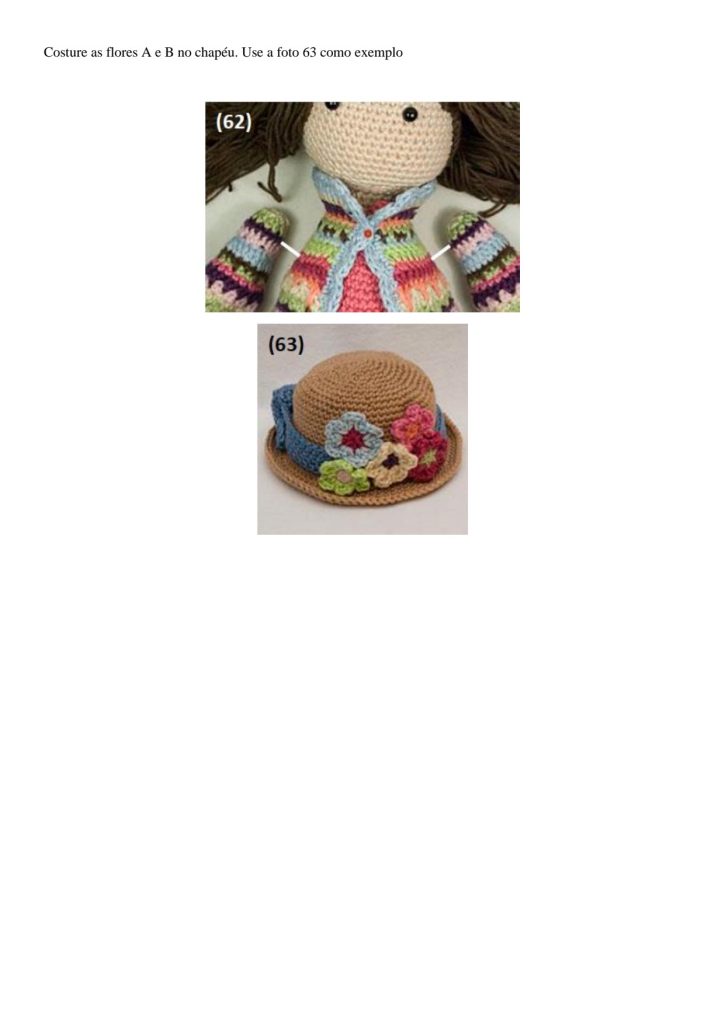 Boneca hippie de amigurumi - molde parte 42