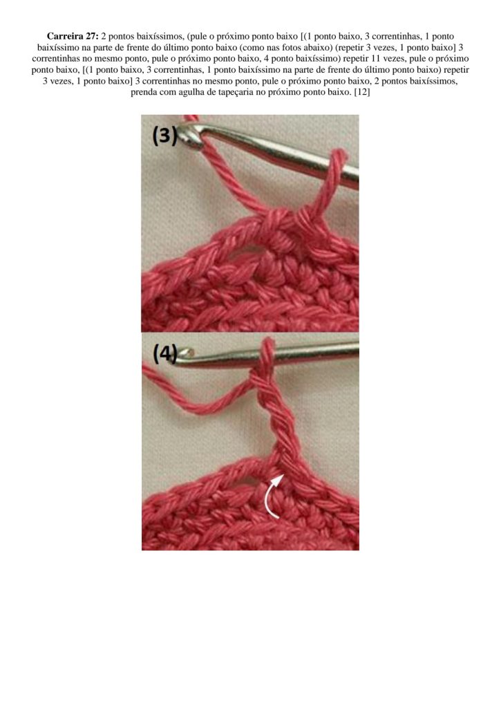 Boneca hippie de amigurumi - molde parte 6
