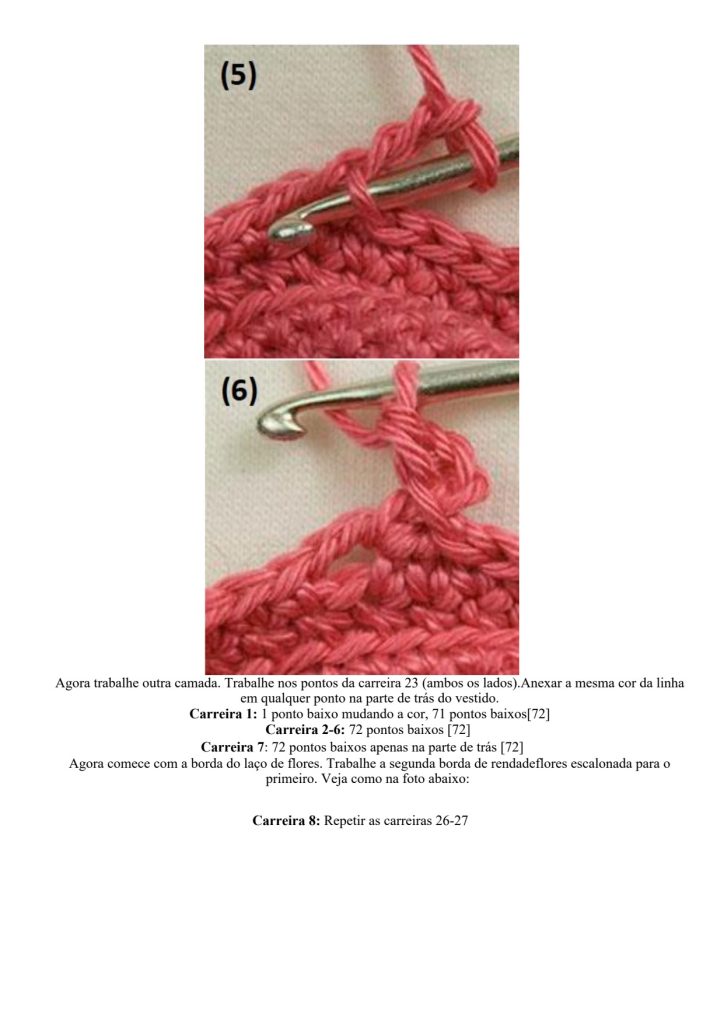 Boneca hippie de amigurumi que todo mundo quer - molde parte 8