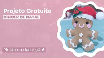 Boneco de gengibre de feltro