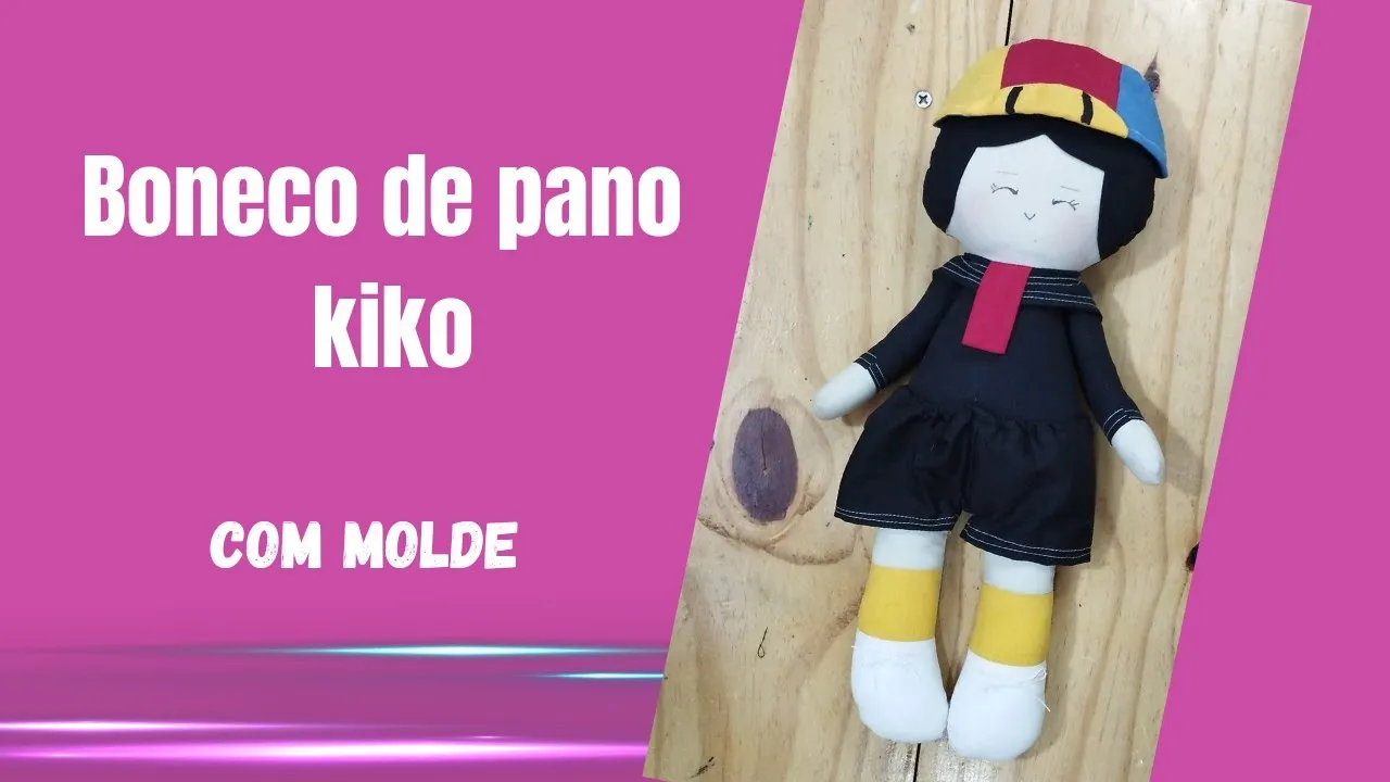 Boneco de pano Kiko