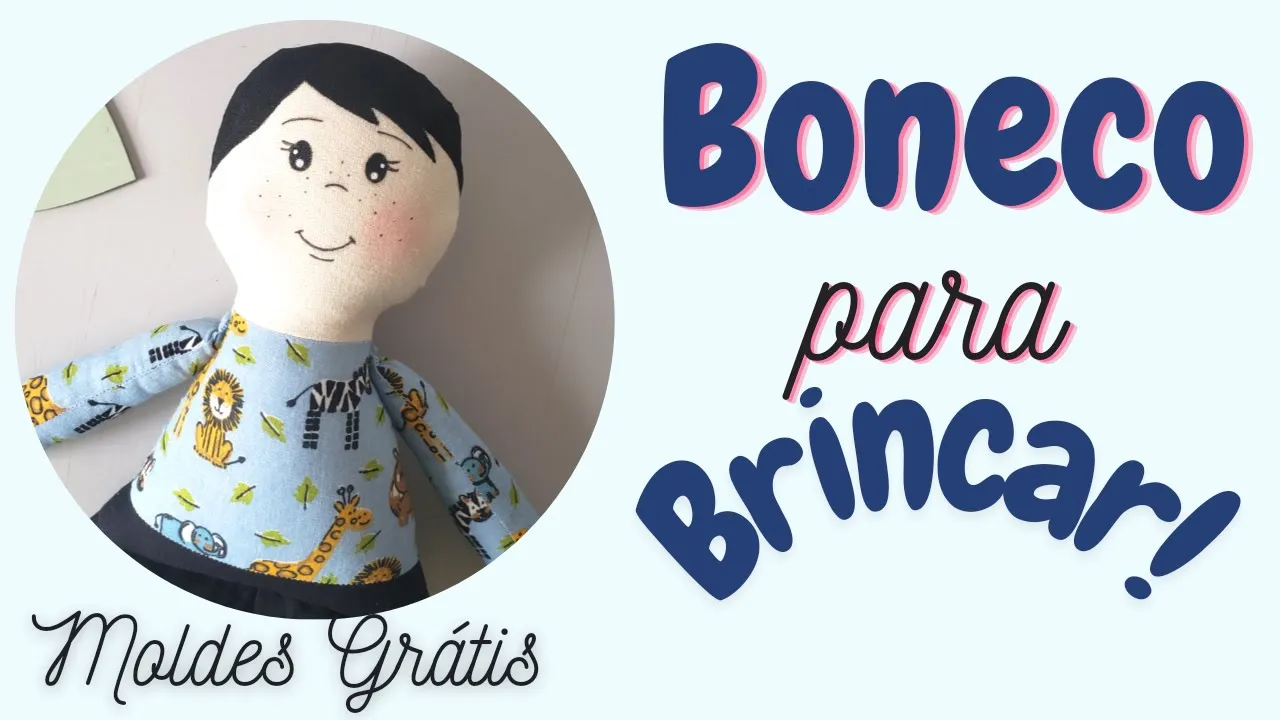 Boneco de pano para brincar