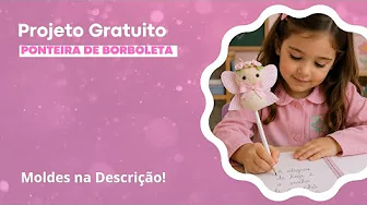 Borboleta de feltro