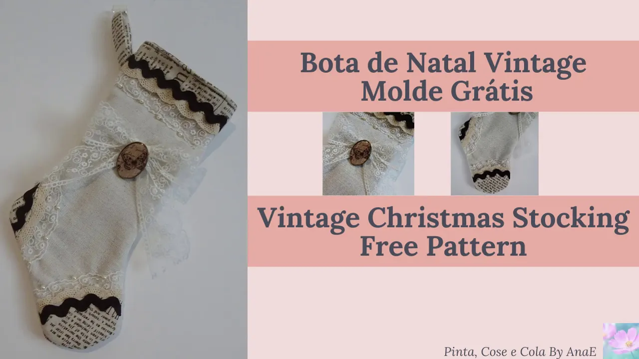 Bota de Natal vintage