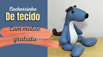 Cachorrinho de tecido