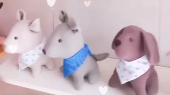 Cachorrinhos de pelúcia de microsoft