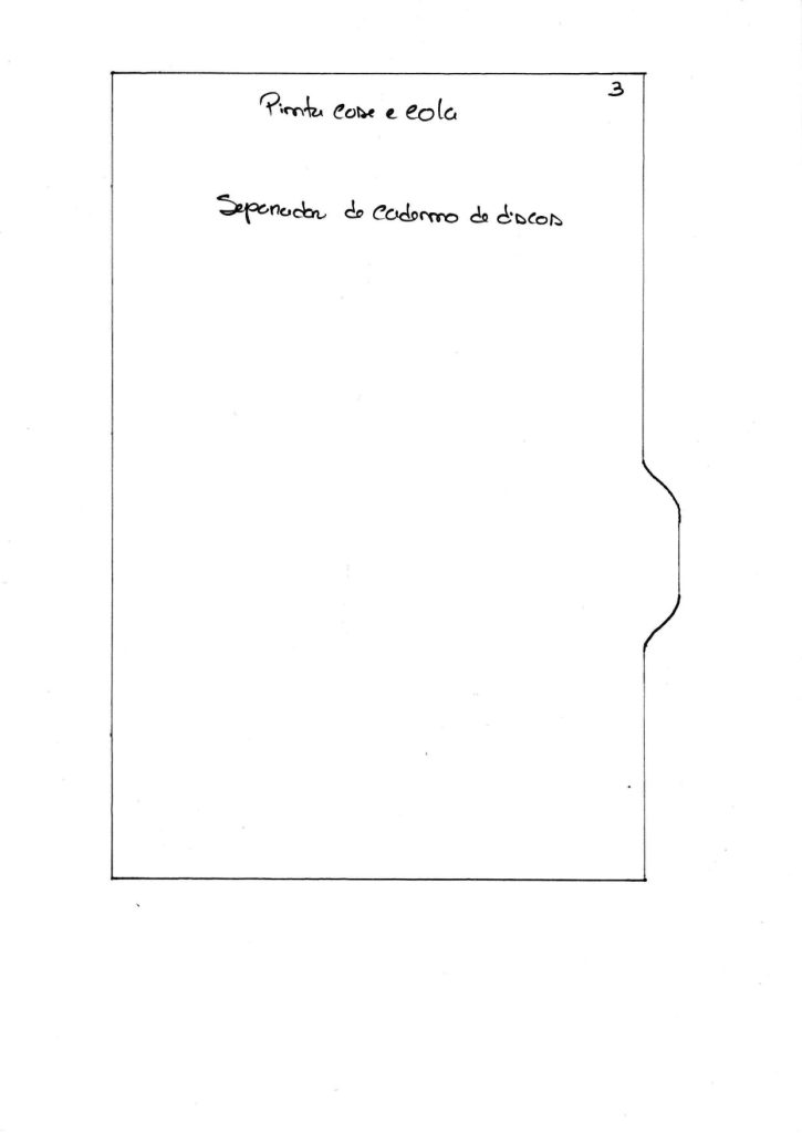 Caderno de discos com capa de tecido - molde parte 4