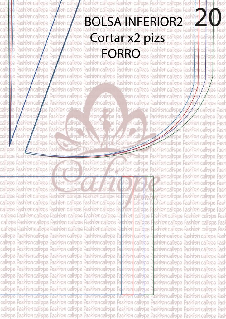 Calça jogger masculina - molde parte 21