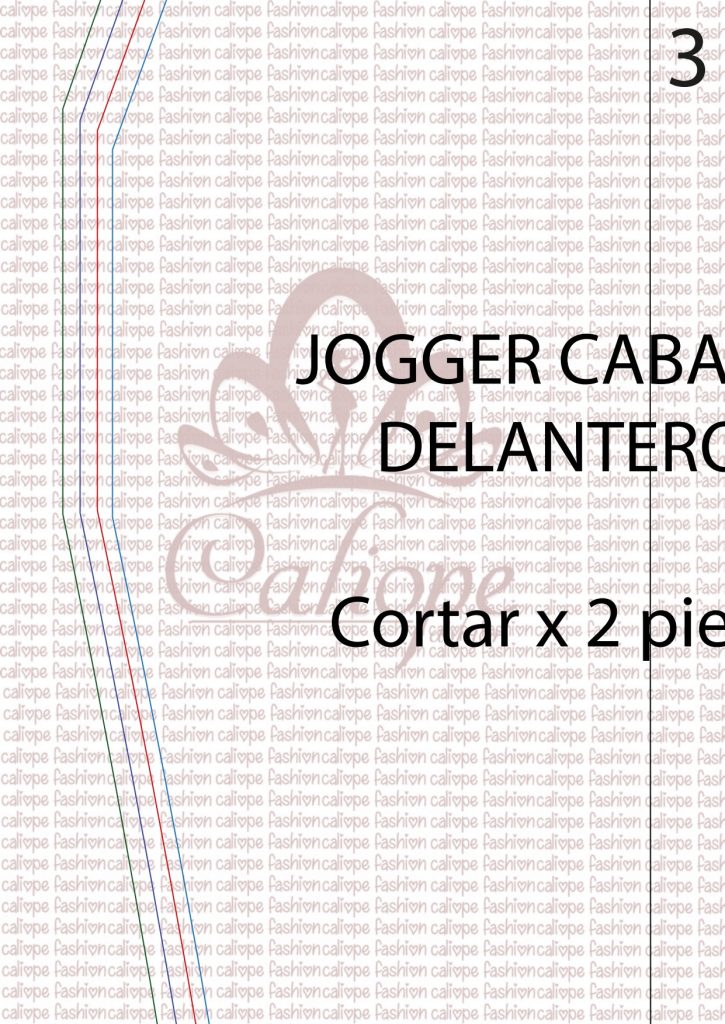 Calça jogger masculina - molde parte 4
