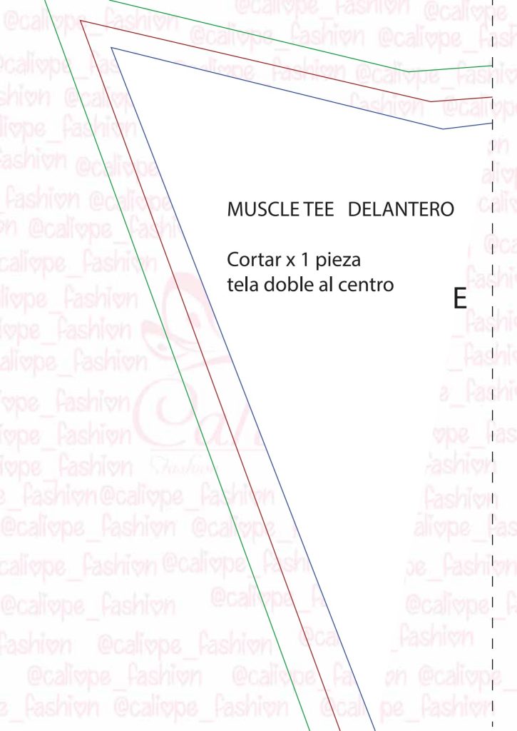 Camiseta regata machão - molde parte 16