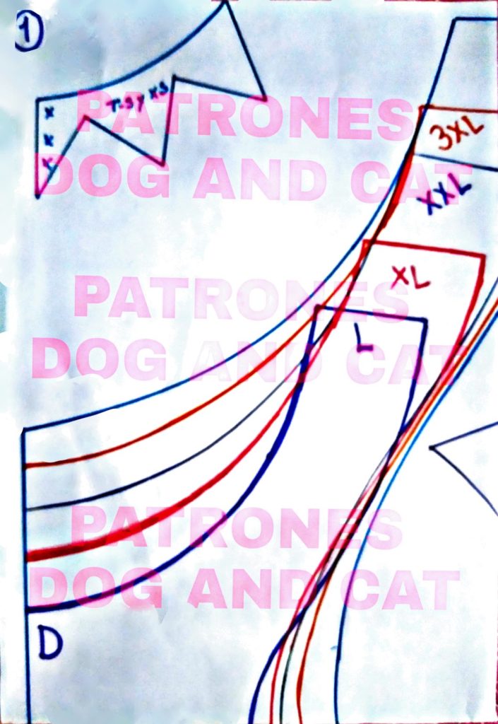 Capa de duende natalino para cachorro - molde parte 1