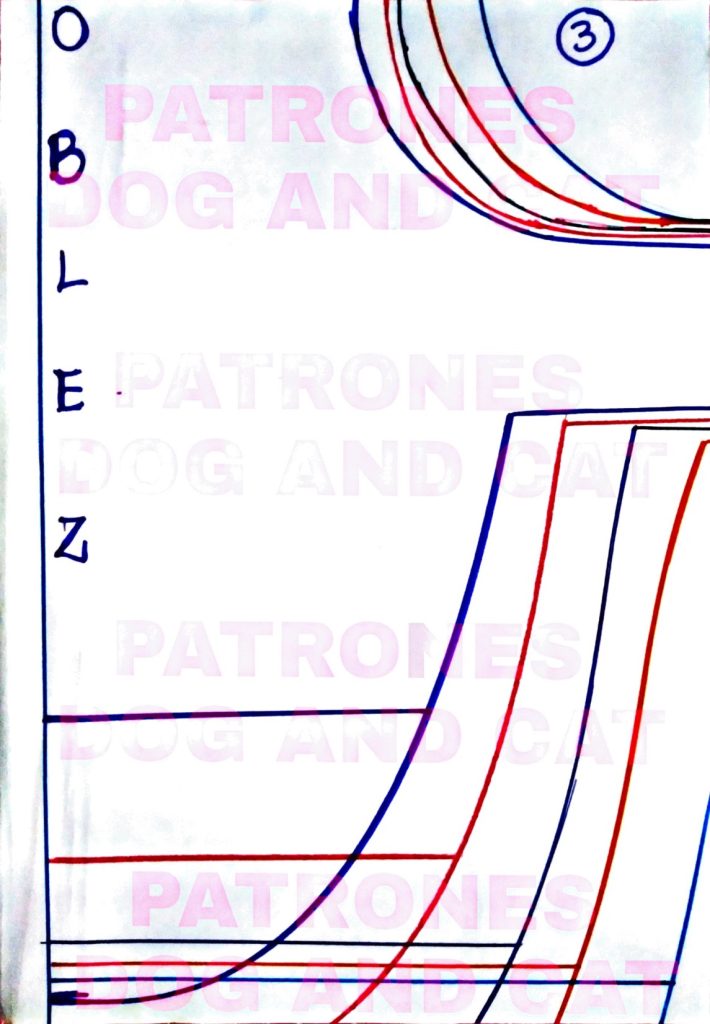 Capa de duende natalino para cachorro - molde parte 3