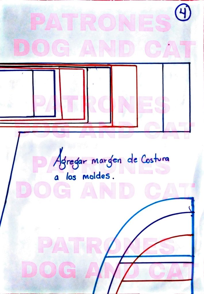 Capa de duende natalino para cachorro - molde parte 4