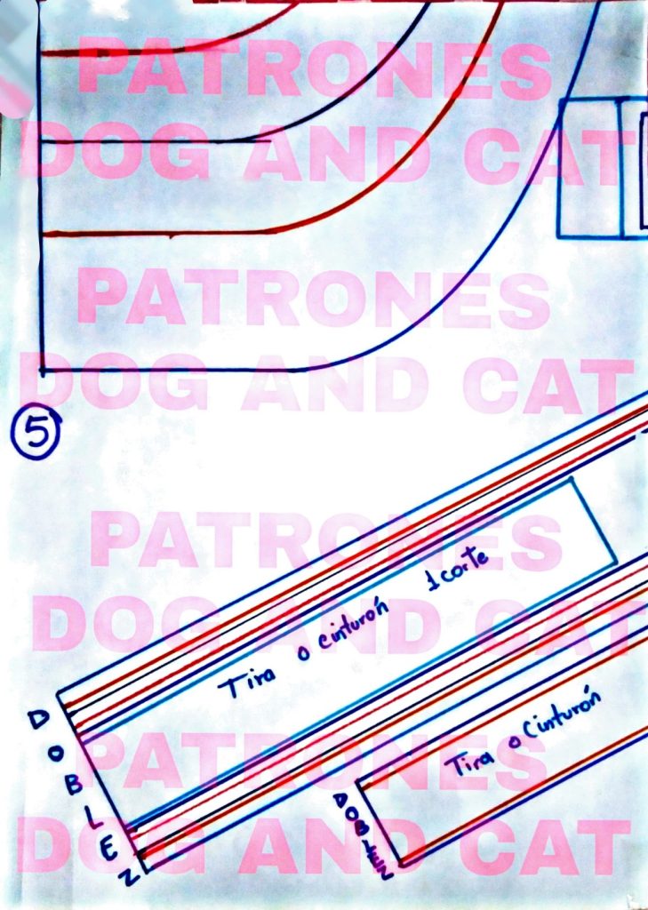 Capa de duende natalino para cachorro - molde parte 5