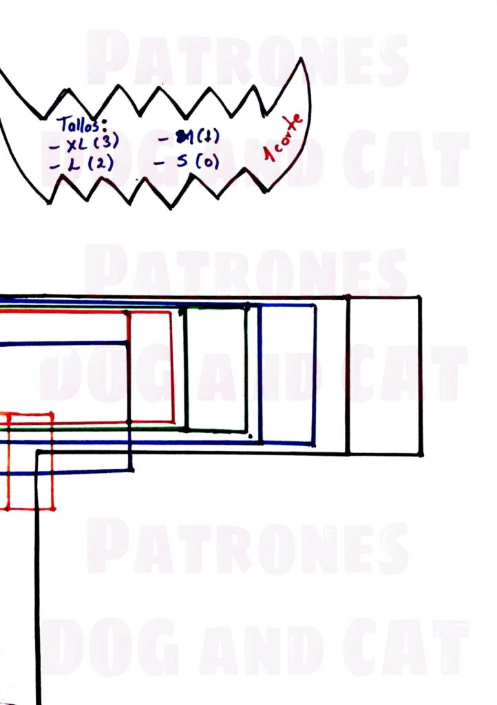 Capa de fantasma para cachorro no Halloween - molde parte 5
