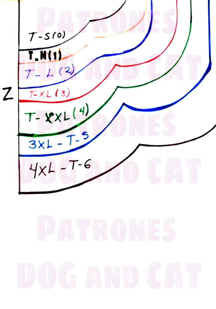Capa de fantasma para cachorro no Halloween - molde parte 6