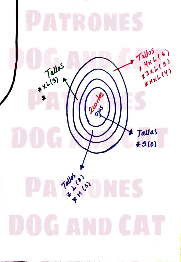 Capa de fantasma para cachorro no Halloween - molde parte 7