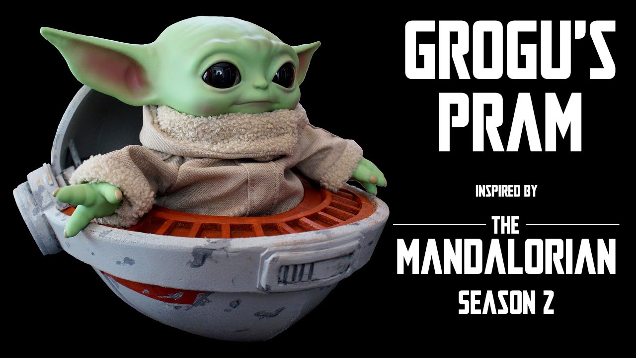 Carrinho do Grogu (Mandaloriano) para cosplay