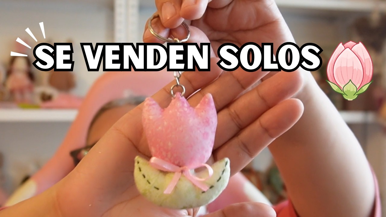 Chaveiro de tulipa fácil para vender muito