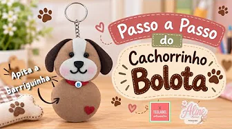 Chaveiro interativo cachorrinho Bolota