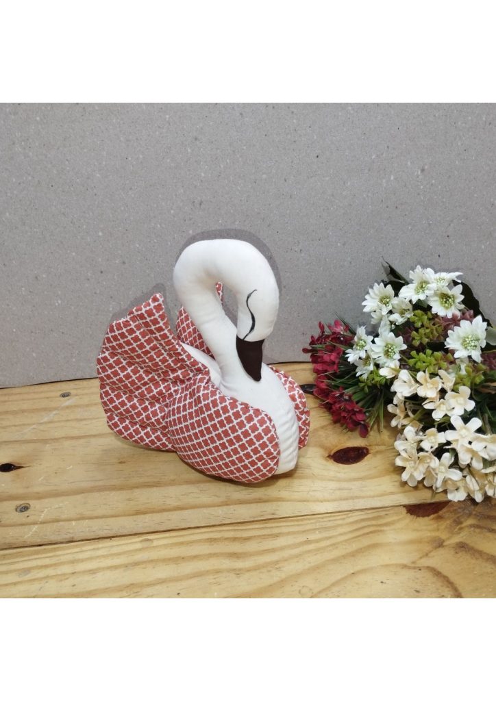 Cisne de tecido super rápido de fazer - molde parte 1