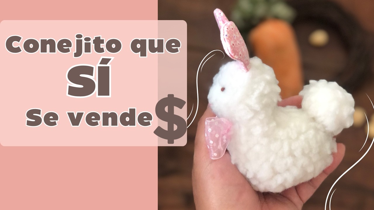 Coelhinho de tecido fácil para a Páscoa – ideia rápida e econômica para vender