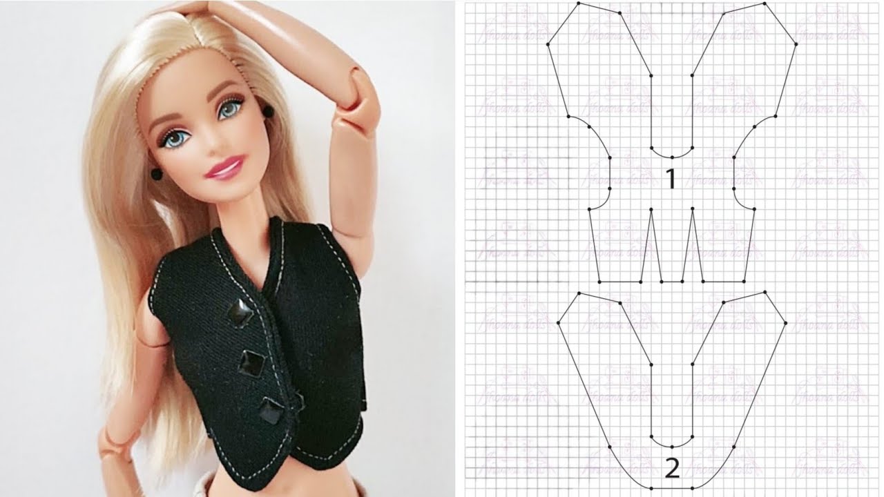 Colete para Barbie