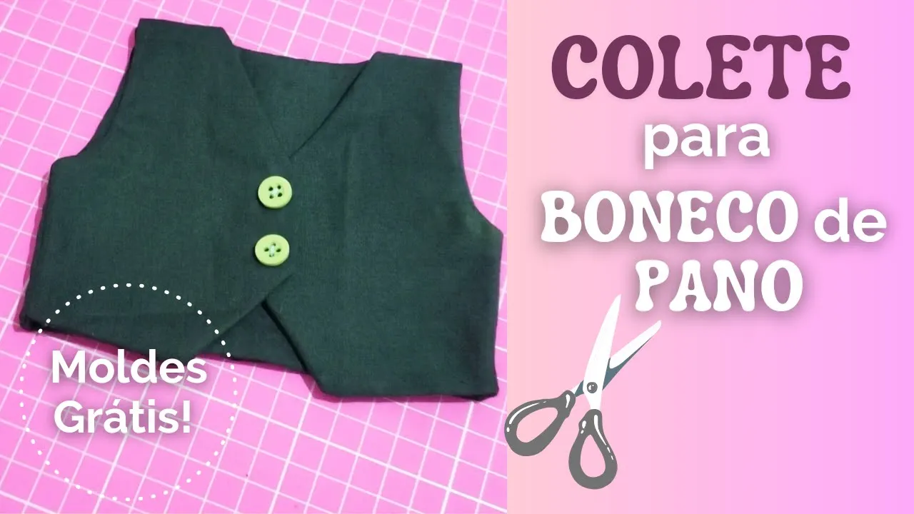 Colete para boneco