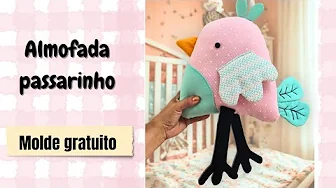 Como fazer almofada passarinho