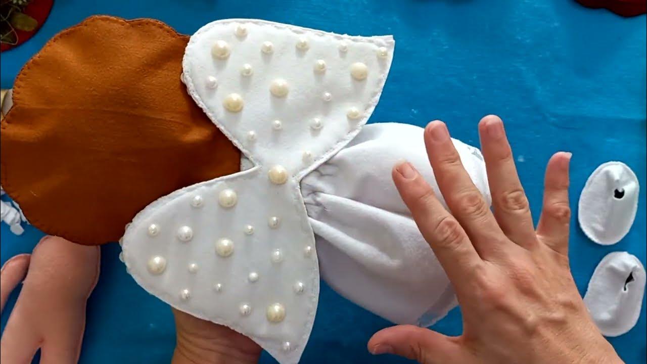 Como fazer anjinho de feltro para batizado